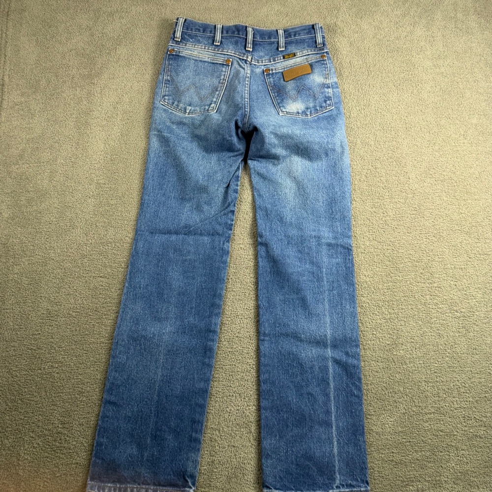Wrangler 936PWD Cowboy Cut Slim Fit Jeans Blue Mens 28x32 High Rise Straight